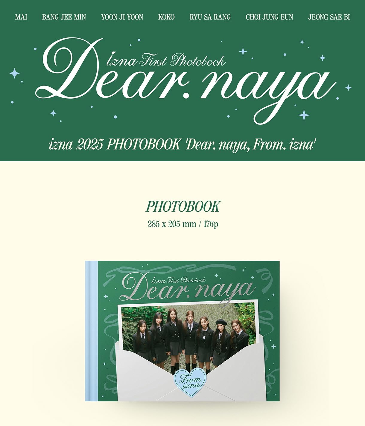 izna イズナ　2025 ポートブック Amazon.co.jp: イズナ izna 2025 PHOTOBOOK Dear. naya, From. izna