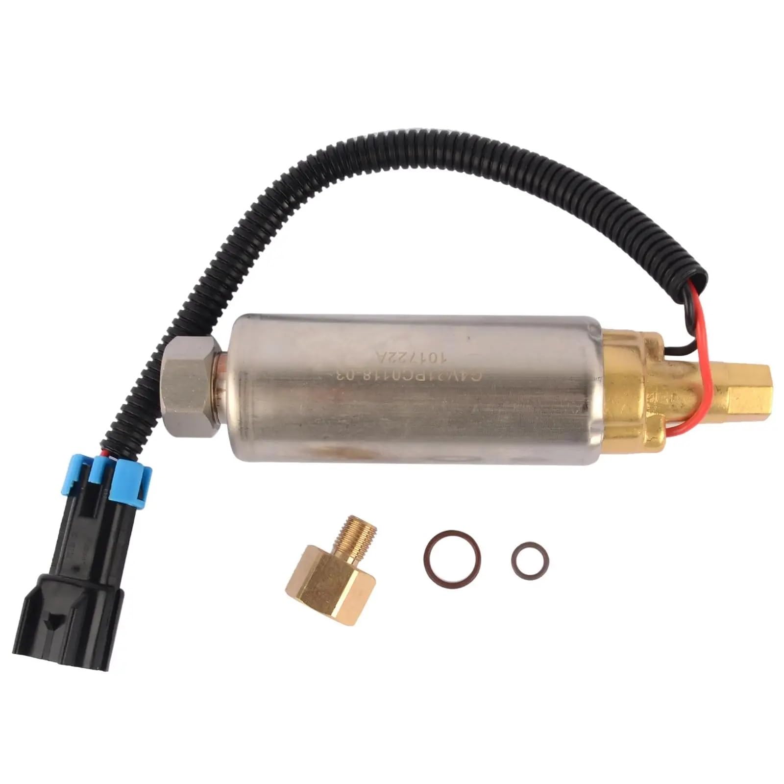 AP03 Compatible con Mercury Mercruiser Boat 4.3 5.0 .7 Bomba de combustible eléctrica baja presión 861155A3 V6 V8 Bomba combustible eléctrica