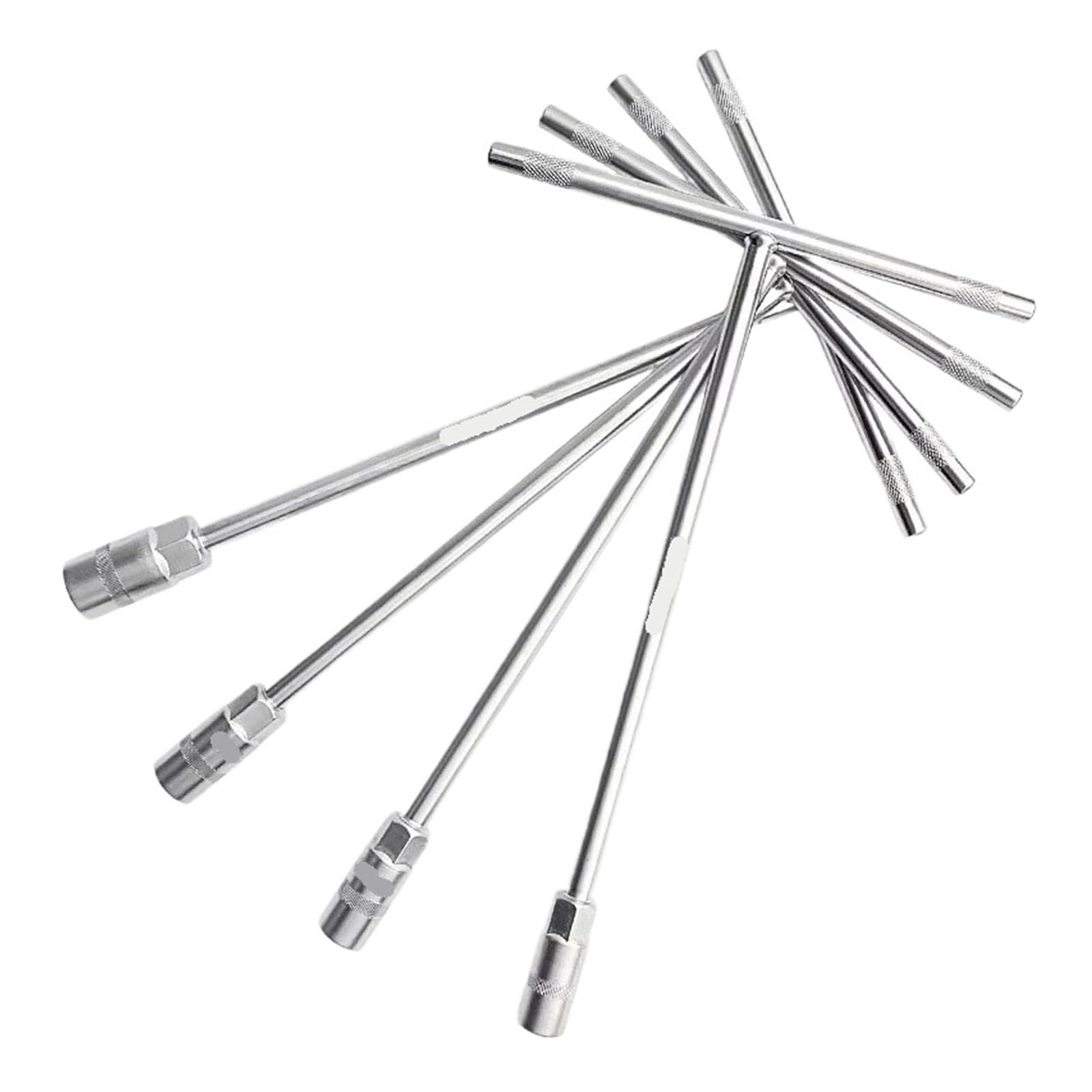 Generico Chiave a bussola esagonale tipo T da 4 pezzi 8/10/12/14mm, compatibile for la riparazione dell'auto