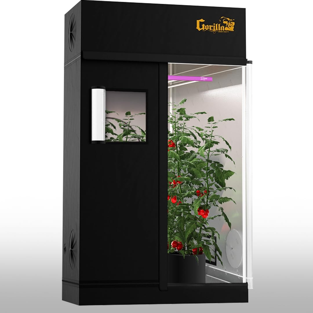 Gorilla Grow Tent Pro 2 x 4 x 611 to 711 w Included Extension Kit - Tallest Premium
