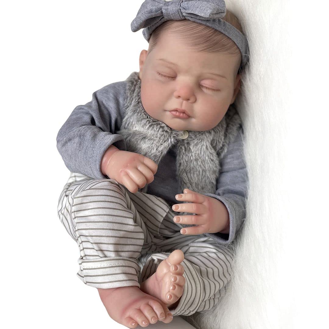 Photo 1 of Adolly Gallery 22 inches Sleeping Reborn Baby Dolls Lifelike