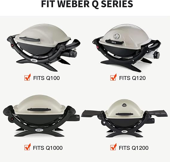 Apromise grill burner Weber replacement -Durable stainless steel burner tube replacement Weber Q100 Q120 Q1000 Q1200 Baby Q | Weber 60040/69957/41657-17 inches