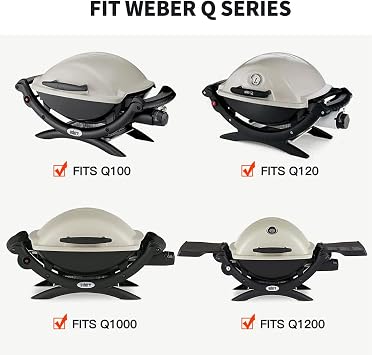 Apromise grill burner Weber replacement -Durable stainless steel burner tube replacement Weber Q100 Q120 Q1000 Q1200 Baby Q | Weber 60040/69957/41657-17 inches