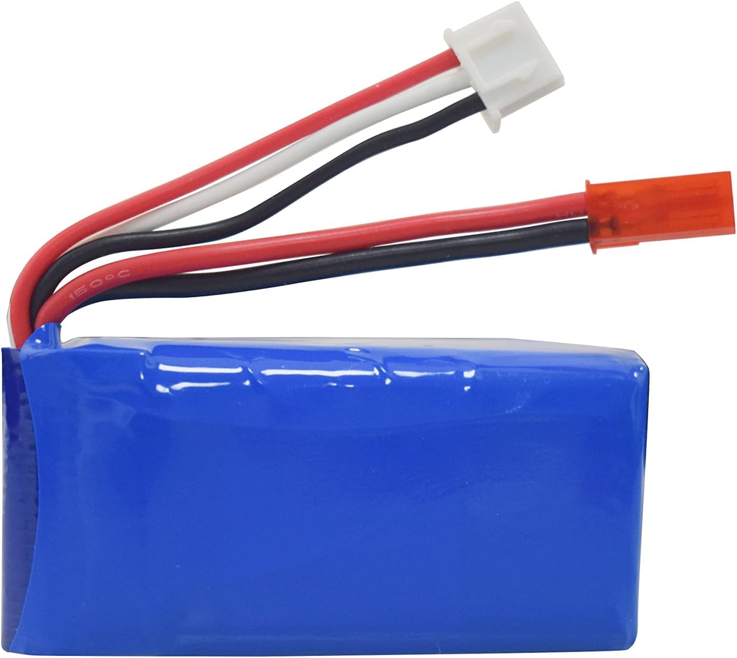 YUNIQUE GREEN-CLEAN-POWER – Kit 2 Batteries LiPo 7.4V 1100mAh + Chargeur, Compatible WLtoys A949 A959 A979 K929, Bleu