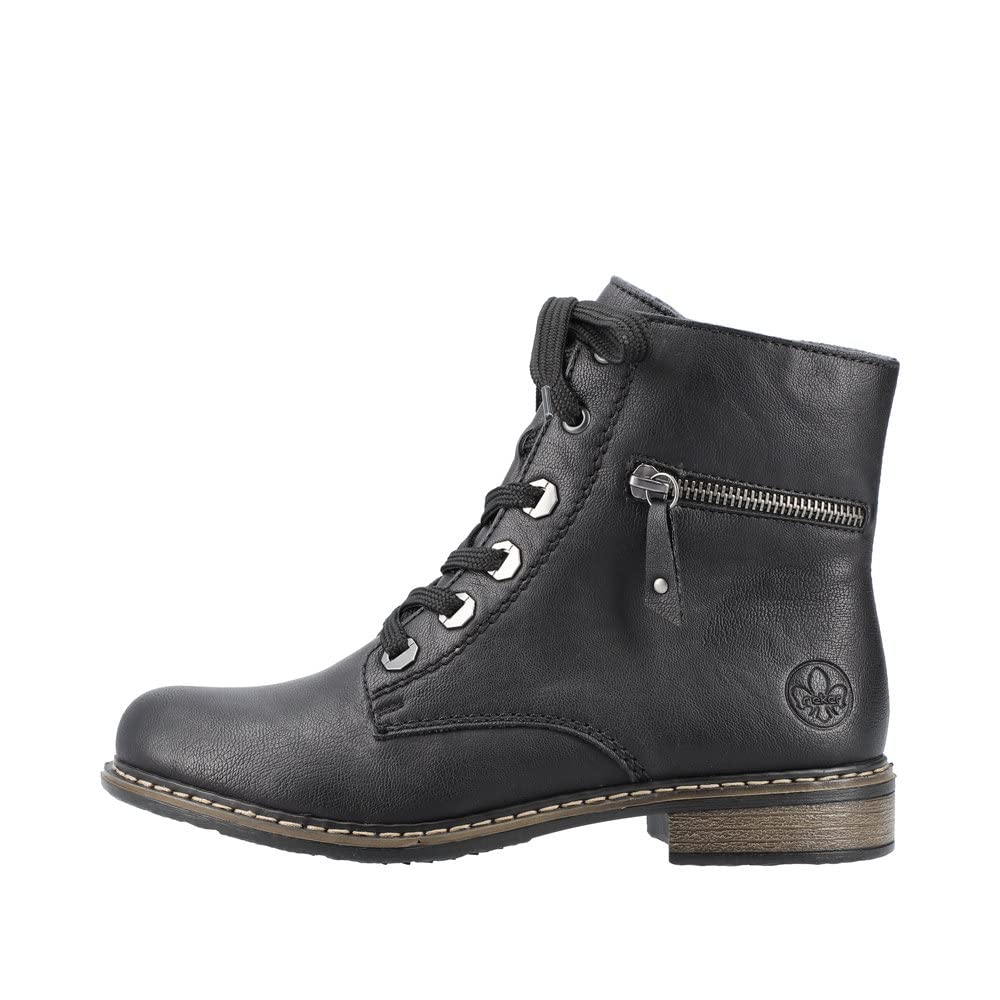 Rieker Damen Schnürstiefeletten 71202, Frauen Stiefeletten
