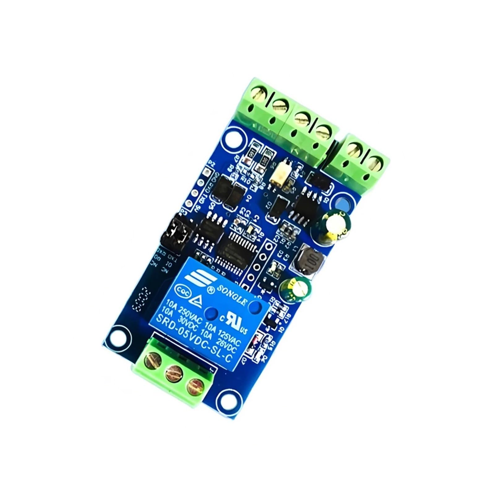 Modulo relè PLC Modulo relè Modbus RTU 1 canale Alimentazione DC7-24V RS485 TTL Uscita UART 485 Comunicazione TTL Pin Modbus-Rtu Anti-reverse