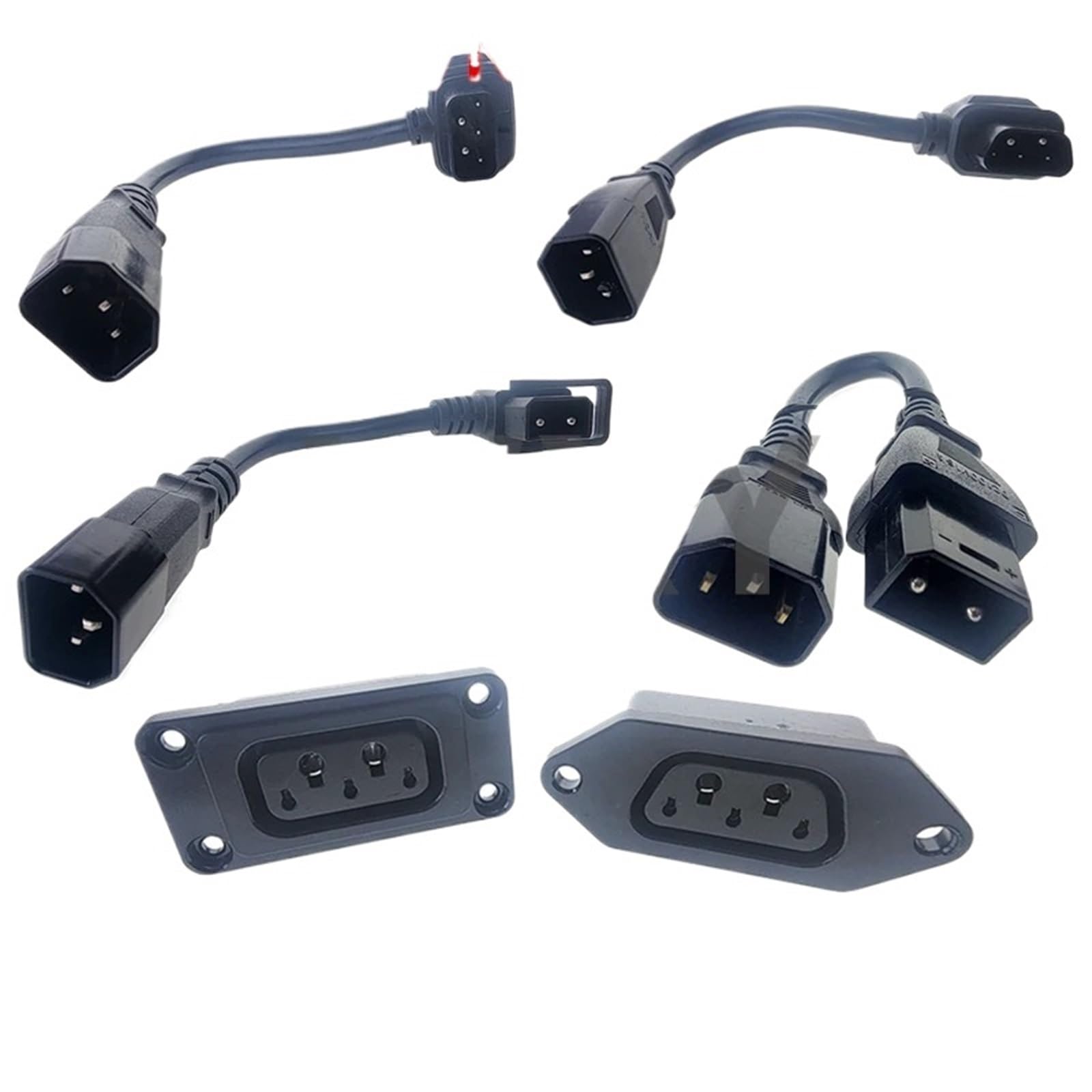 Adaptador de enchufe de conversión de cargador de vehículo eléctrico N1S, conector de toma de Cable de pila de carga de intercambio de batería de litio M1/U1/N1(GO straight head)