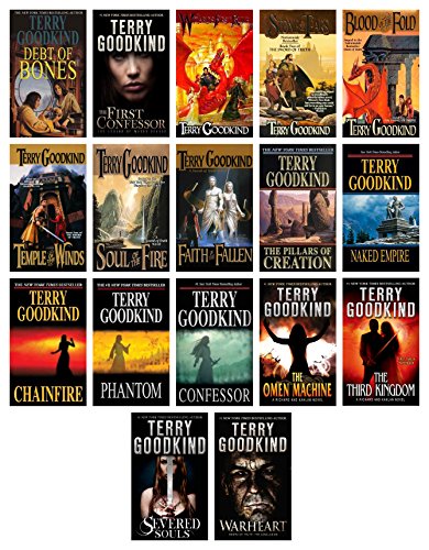 Terry Goodkind Sword of Truth Complete 17 Volume Set: