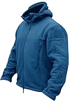 Vista 8 de CRYSULLY - Chaquetas tácticas militares deportivas de hombre, abrigos de forro polar con capucha, chaquetas de aventura al aire libre