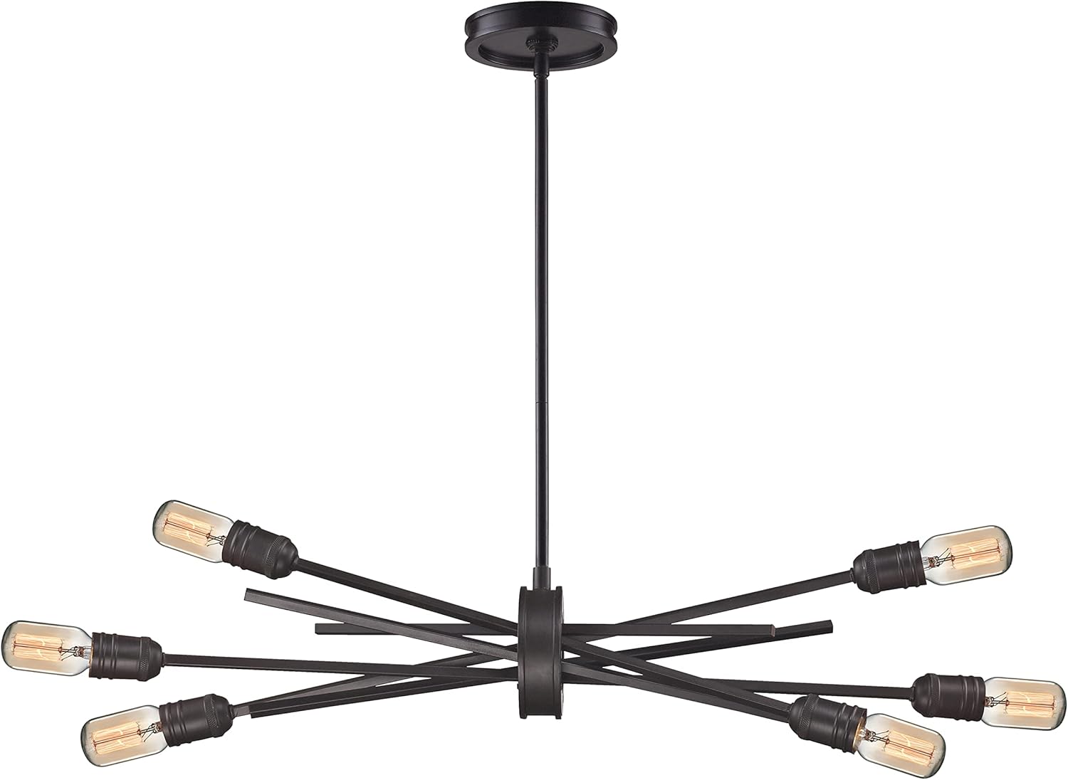 Elk Home Xenia 6-Light Chandelier in Oil Rubbed Bronze
