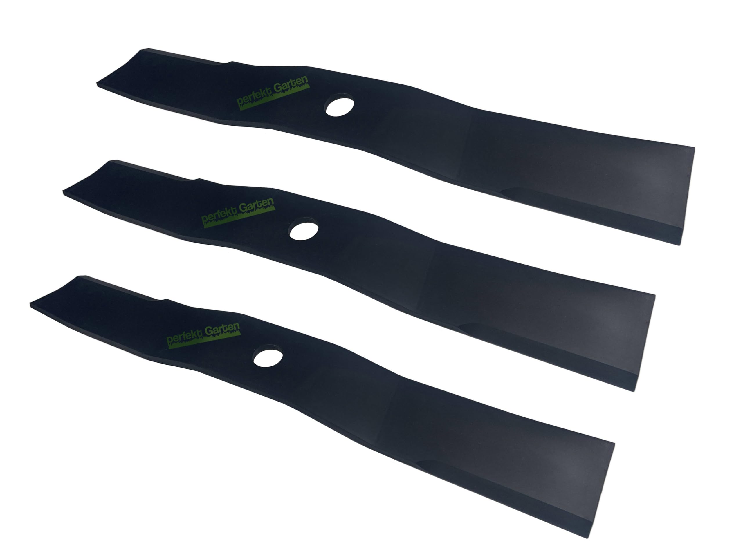 perfektGarten Lot de 3 lames de tondeuse à gazon de 47,5 cm compatibles avec Kubota B2350 BX22 23 G2160 TG1860 ZD221 K5351-34330