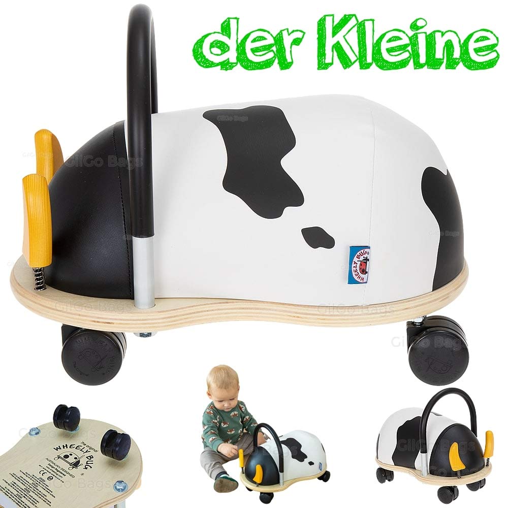 Wheely Bug Rutscher Kinderfahrzeug 51100 Kuh, Eisbär, 1,5+ klein | Rutschtier für Jungen und Mädchen, Wheely Bug Modell, Groß oder Klein Auswahl verfügbar