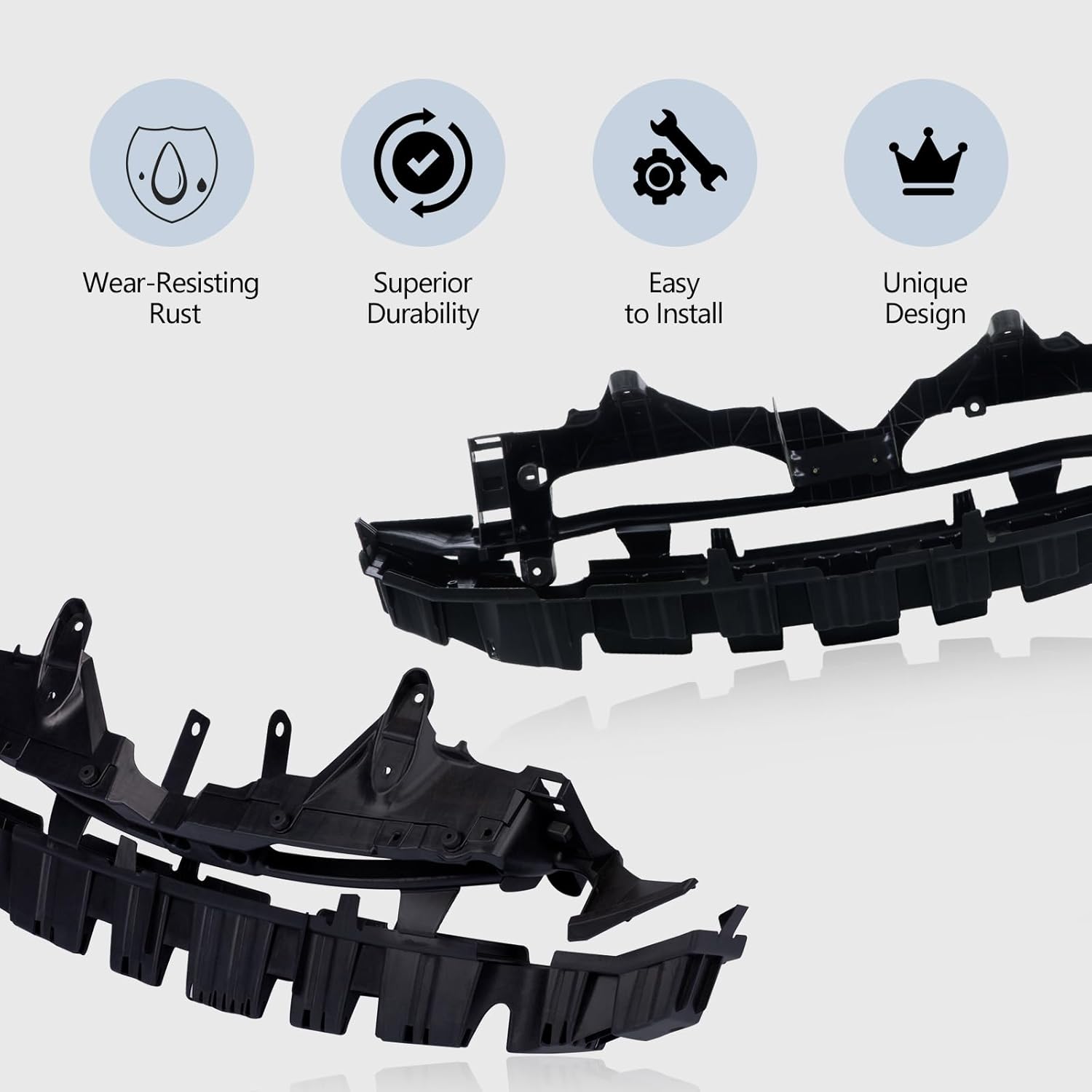 Perfit Liner New Replacement Parts Front Bumper Energy Absorber Compatible With 2006-2016 Chevrolet Monte Carlo Impala Limited Fits GM1070241 15886100