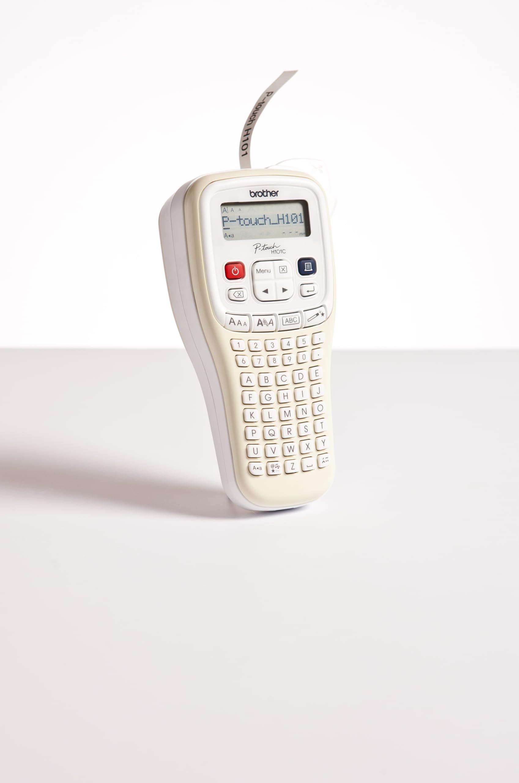 Brother - Etichettatrice portatile con nastro e batterie, P-Touch H101C