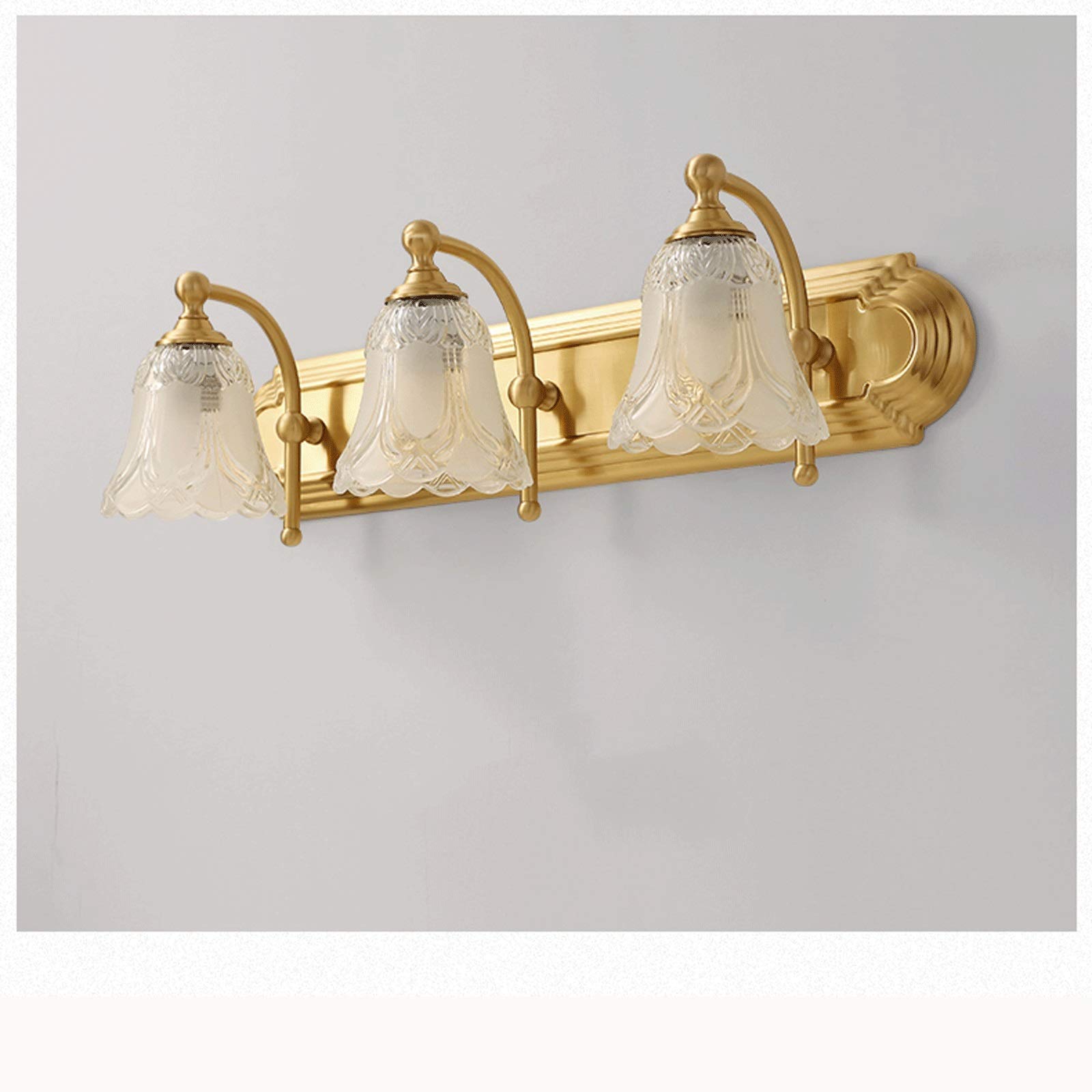 Applique murale Vanity Salle de bains Luminaire 3 lumières Éclairage mural rustique Eclairage avec clair de verre Clear Glass Vintage Porche Lampe murale Chambre Salon Salon Lampe Murale