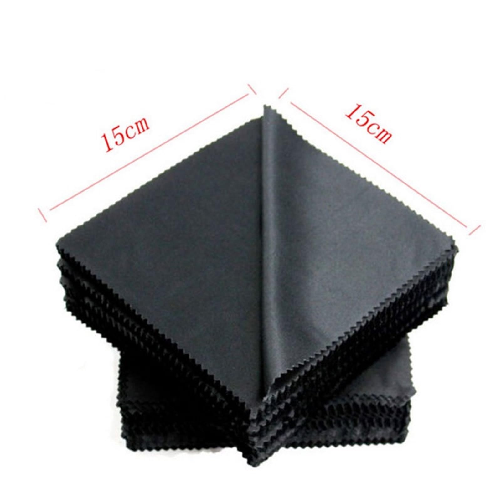 PañOs De Limpieza 100 Uds. Paño de Limpieza for Lentes 15x15CM, Gafas Sol Microfibra, cámara, toallitas for Plumero