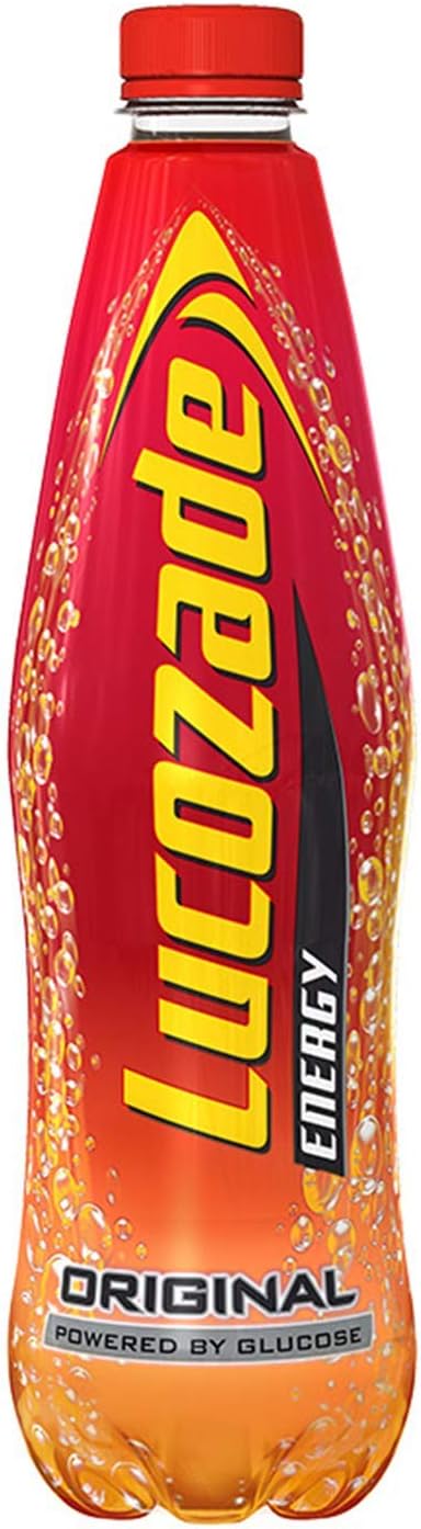 Lucozade Energy Original - 12 Bottles x 1L - Sparkling Glucose Energy Drink - Made with Sugars & Sweeteners - Refreshing & Great Flavour - Carbonated Energy Drink