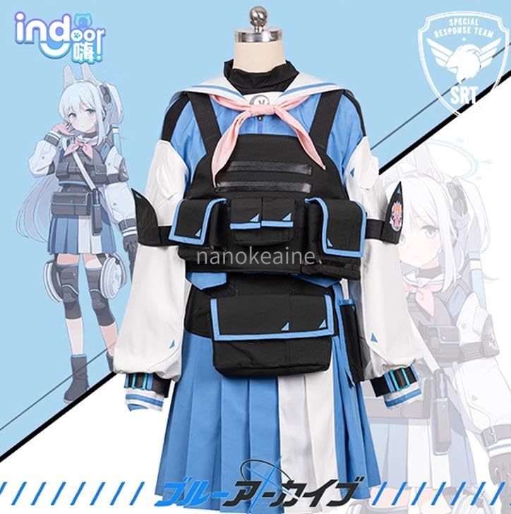 Amazon.co.jp: ブルーアーカイブ-blue archive 月雪ミヤコ コスプレ