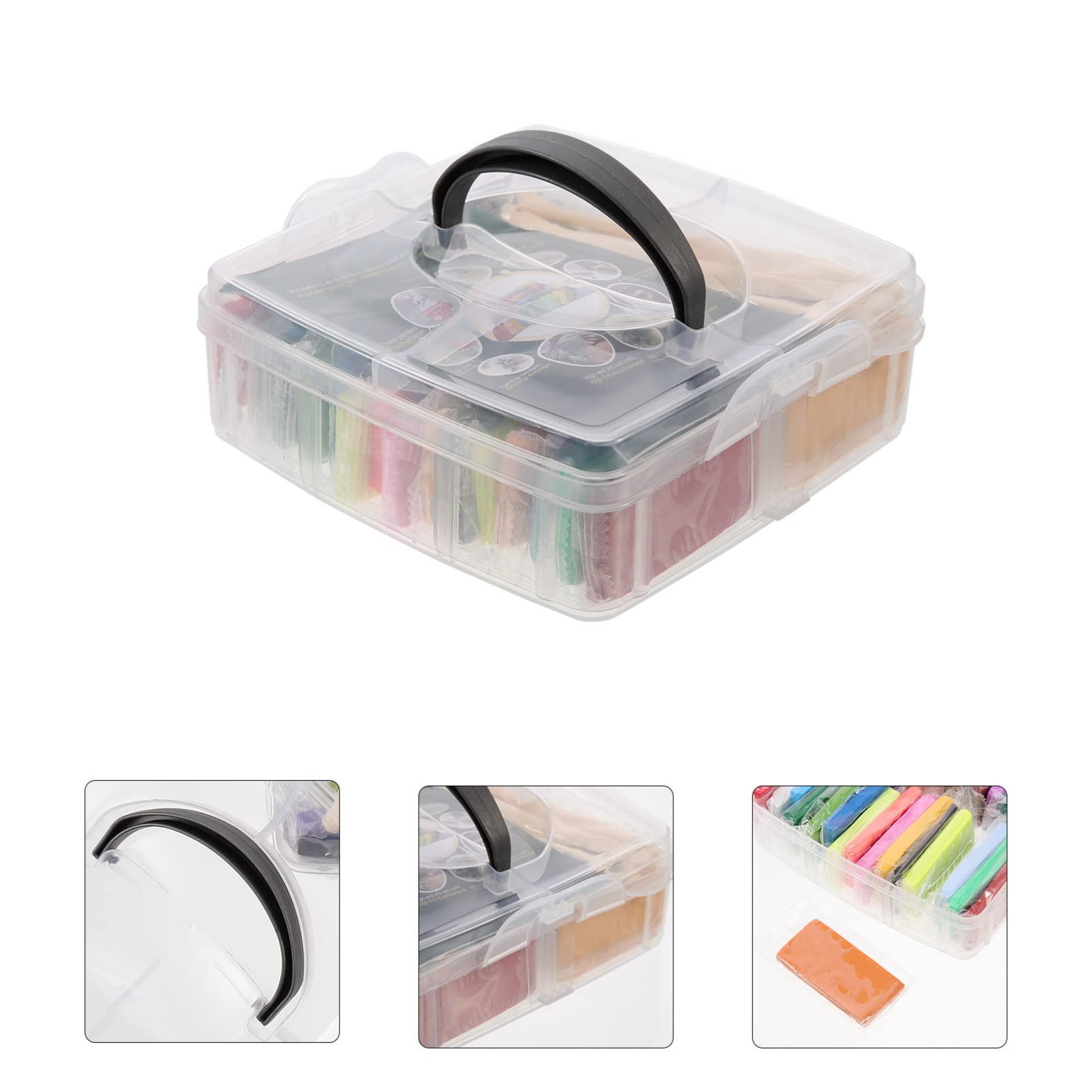 ARTIBETTER 1 Juego Herramientas de Arcilla Diy Colores de Arcilla Polimérica Accesorios y Manual para Proyectos de Manualidades y Joyería