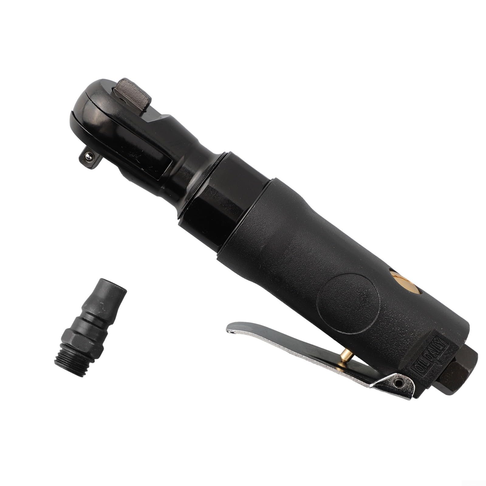 Llave de trinquete neumática profesional de alto par de torsión de cabeza cuadrada de 1/4 pulgadas, 160-250 rpm para maquinaria de construcción naval, industria automotriz