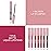 QiBest 7Pcs Matte Liquid Lipstick and 1Pcs Lip Plumper Makeup Set, Pigmented Waterproof Halloween Lip Make Up Valentine\'s Gift Lip Gloss Sets Long Wearing Velvet Lip Kit for Teens & Women
