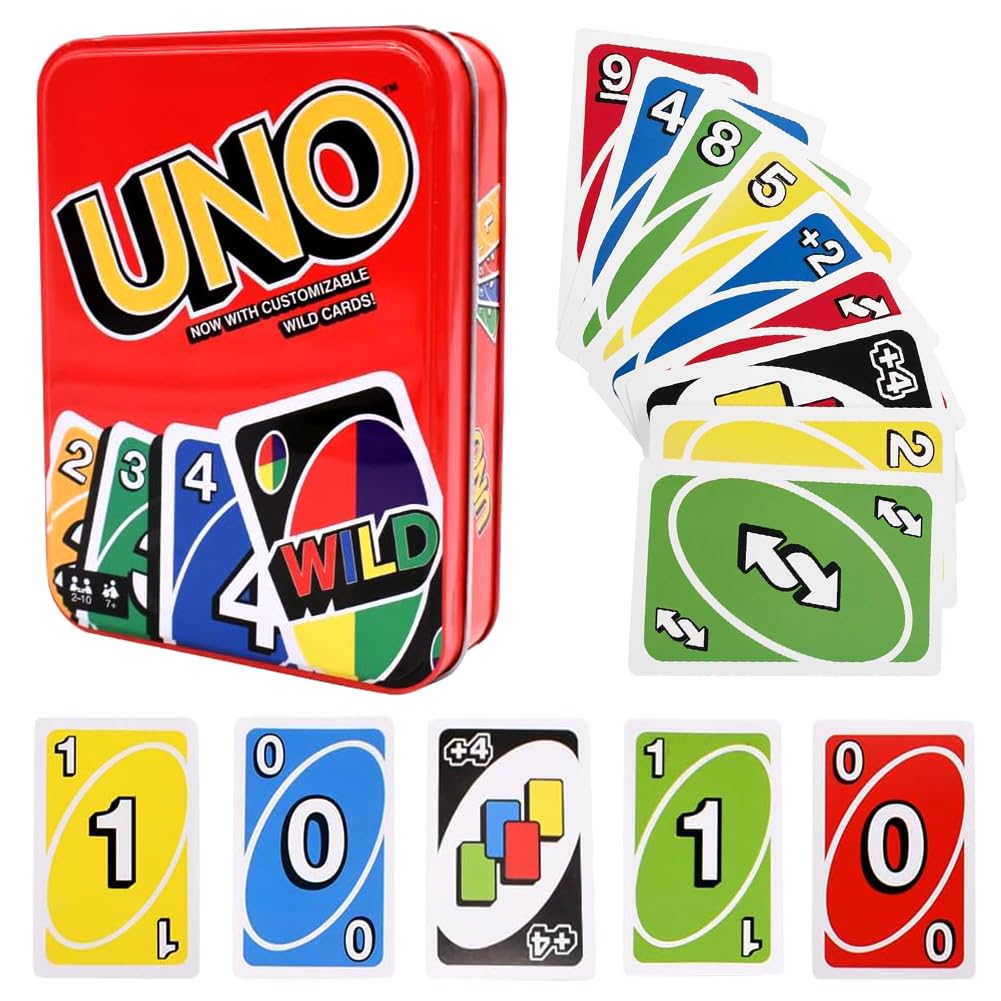 CWXCYVR Juego de Cartas, Juego de Cartas para Fiesta Familiar, Impresión a Doble Cara, Tarjetas, Juego de Fiesta Coleccionable, Edades 7+