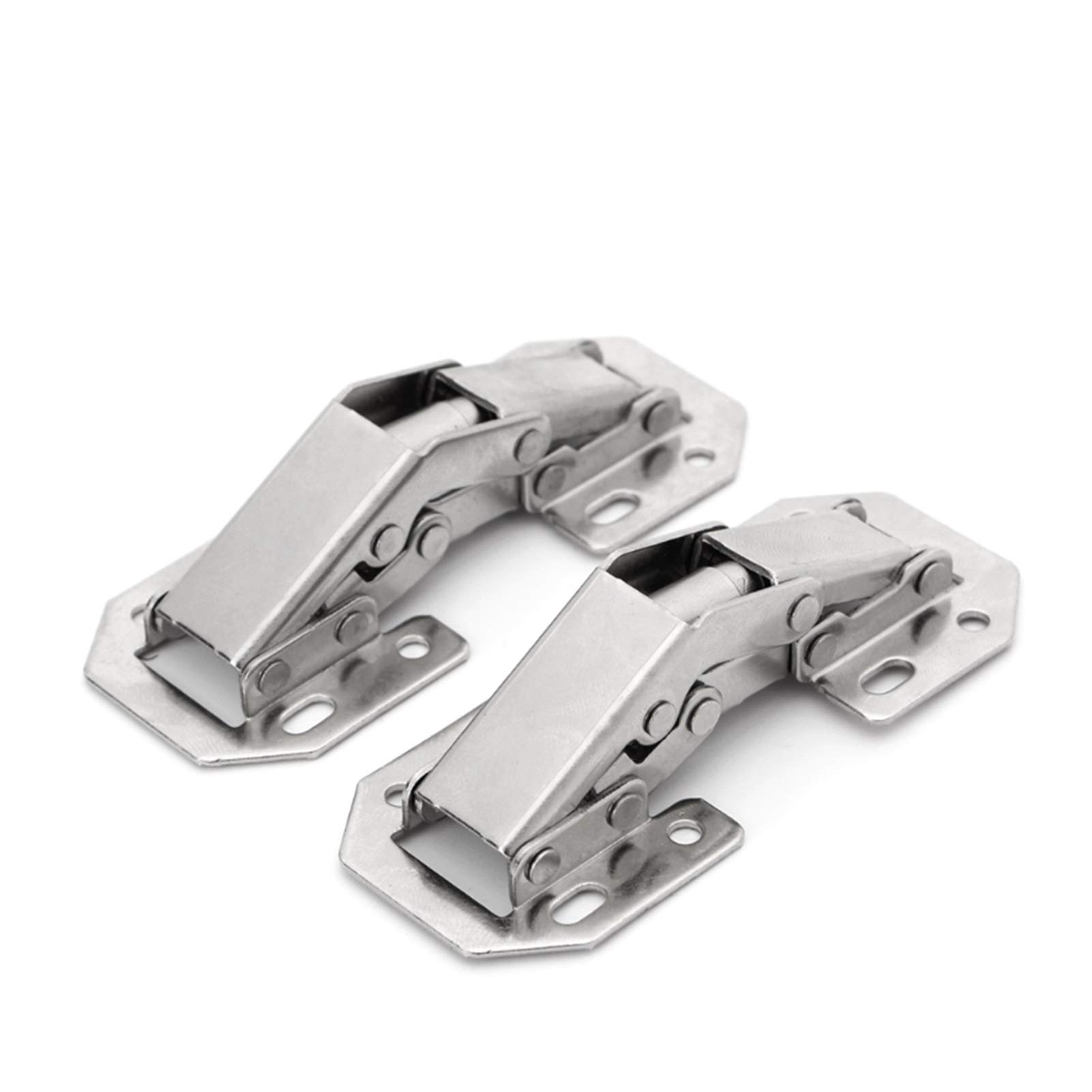 2Pcs Easy Mount DIY 90 Degree Concealed Kitchen Cabinet Cupboard Sprung Door Hinges,Commonly Used in Cabinets and Cabinet Doors.