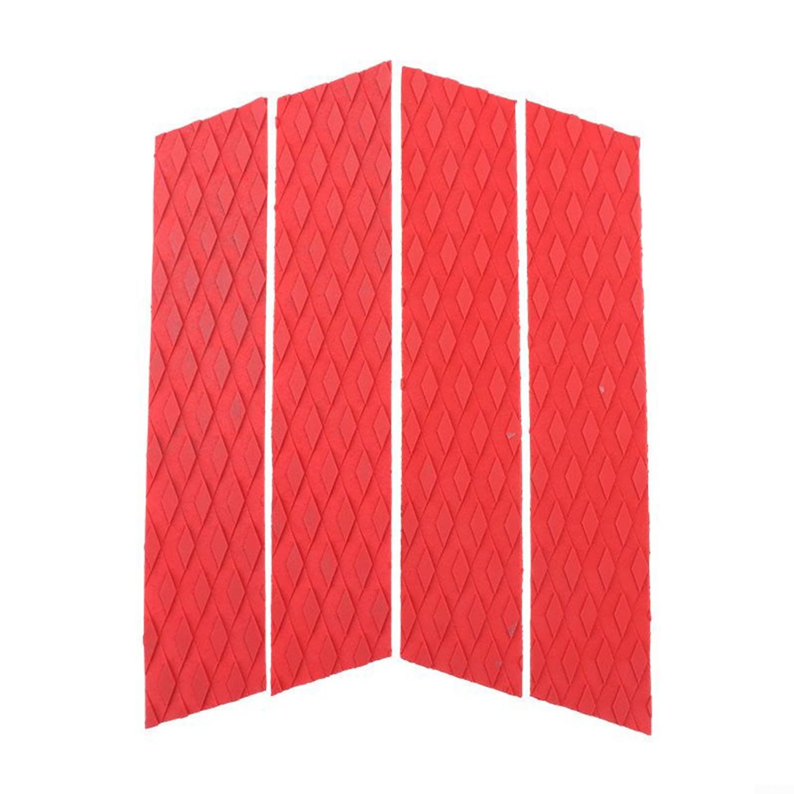 Pads de surf en EVA pour éviter les glissades : lot de 4 tapis de traction rouges