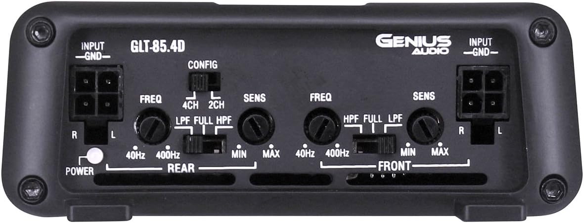 Genius GLT-85.4D AmpLifier-indgangssidekontroller