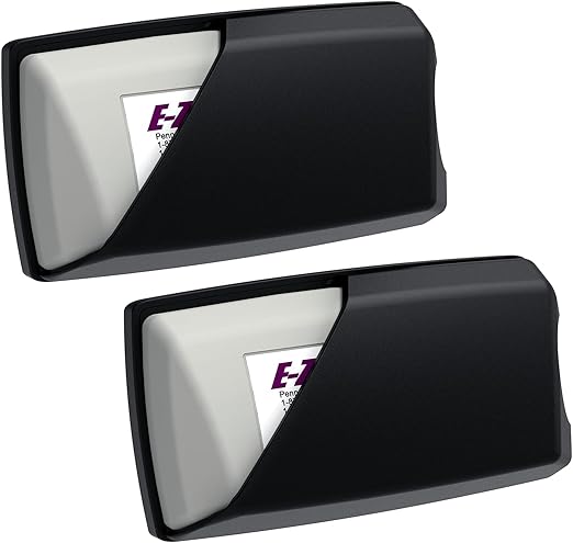 Zeyitian EZ Pass Holder with Super Strong Suction Cups for Windshield. Ezpass Holder Toll Pass Transponder iPass Holder (Black, 2pack)