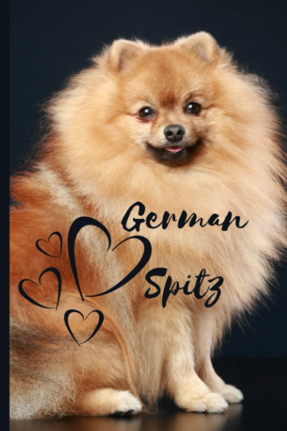 German Spitz Dog Notebook For Dog Lovers: Composition Notebook 6x9" Blank Lined Journal