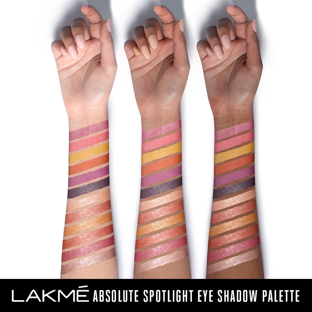 Lakmé Absolute Spotlight Eye Shadow Palette|| Sundowner|| 12 g 3