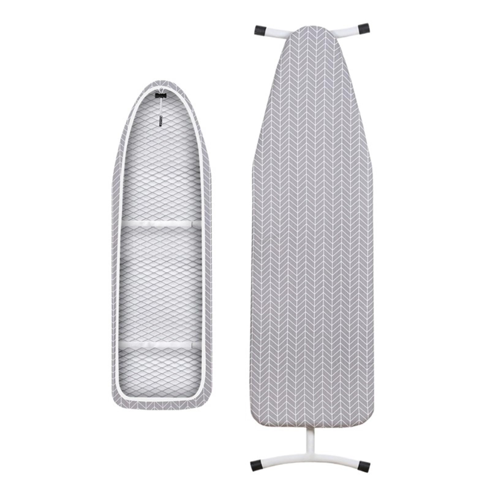 Ironing Board Covers Ironing Board Cover Scorch Resistant, Extra Thick Cotton Iron With Padding Heat Reflective Heavy Duty Pad Approx 140x50cm(Purple)