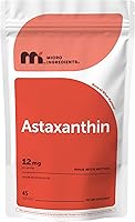 Vista 11 de Micro Ingredients Astaxantina 12 mg con aceite MCT, 120 cápsulas blandas, suministro para 4 meses Suplementos antioxidantes de astaxantina