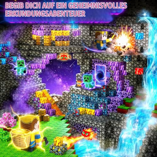 LUVTOY Magnetische Bausteine - 216 Teile Magnetbausteine Magnetspielzeug - Magnetisches Bausteine Blöcke Kinder - Magnetspiel… – Ansicht 3