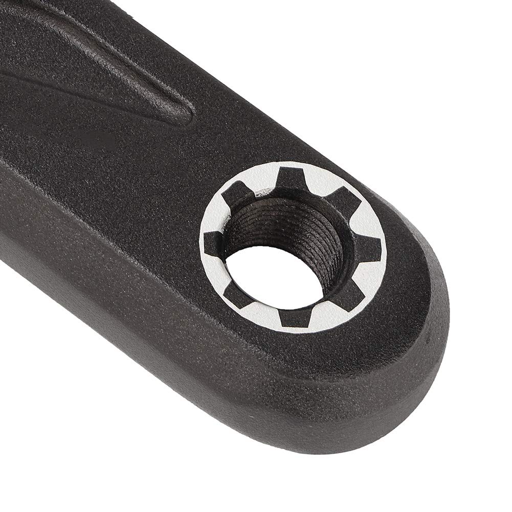 MAGT Vélo Manivelle 170, 2 Pcs Alliage D'aluminium Gauche Et Droite Vélo De Montagne Manivelle Accessoires De Vélo 170 MM Forte Force Axiale