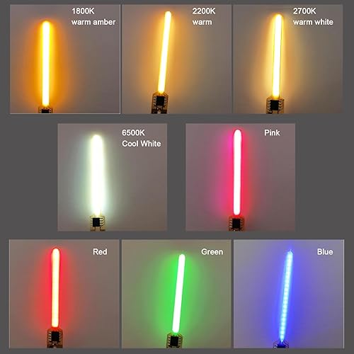 Miniatura 3 de MYPLAISIR Luces de lluvia de meteoritos, paquete de 10 mini luces para árbol de Navidad para interiores de 3 V, 20 mA, 2.323 in x 0.130 in, luces de