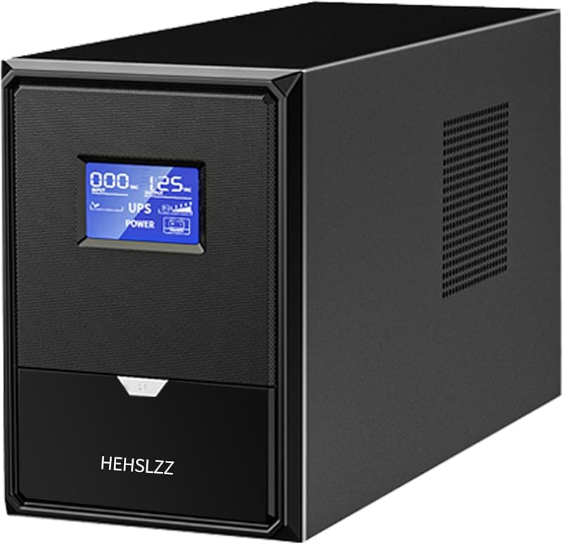 Ups Respaldo de batería y protector contra sobretensiones,Unidades de fuente de alimentación ininterrumpida para computadora,Respaldo de batería LCD inteligente,Fuente de alimentación ininterrumpida,Respaldo de batería para computadora 1500VA/900W