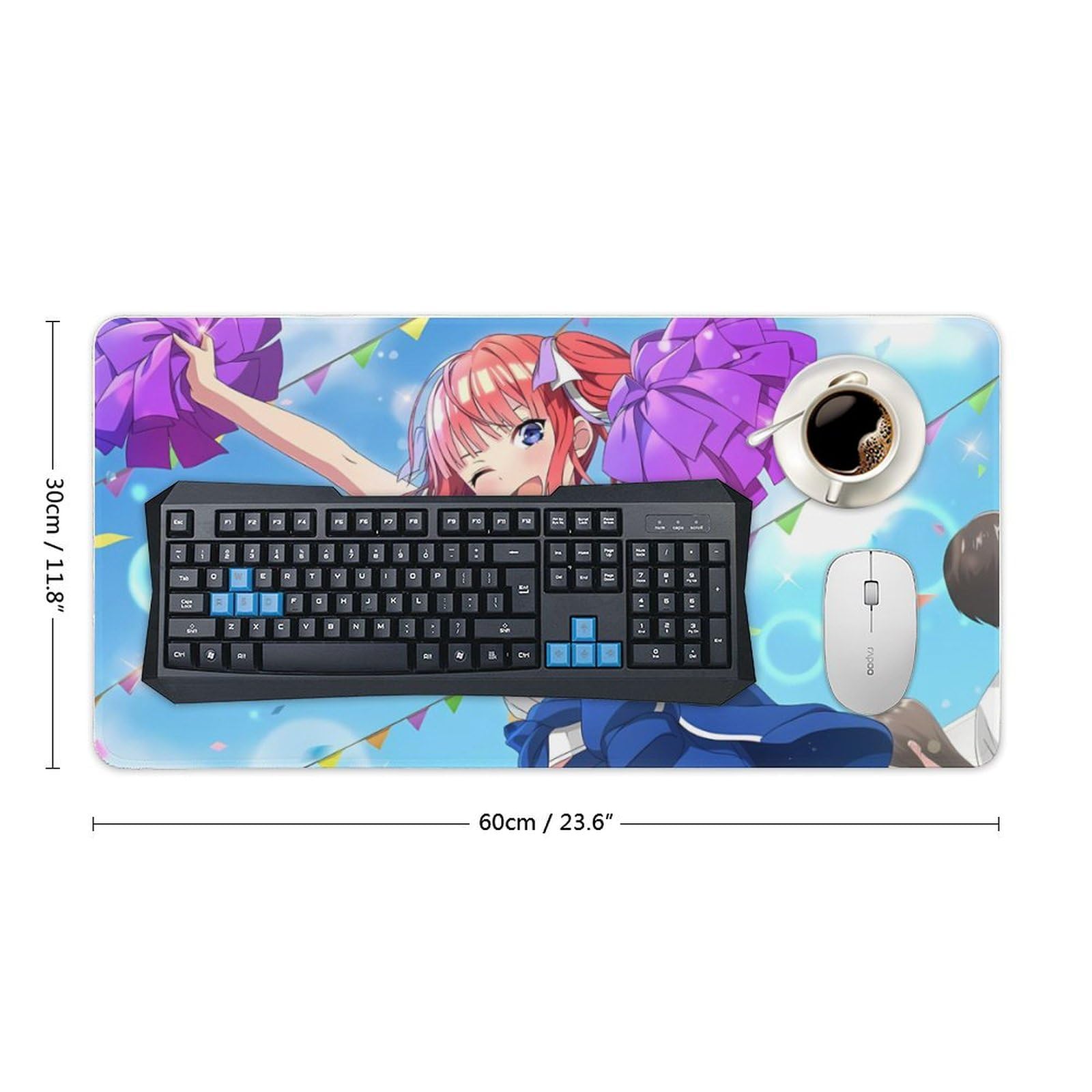 Amazon.co.jp: 五等分の花嫁 中野二乃 ゲーミングマウスパッド 大型