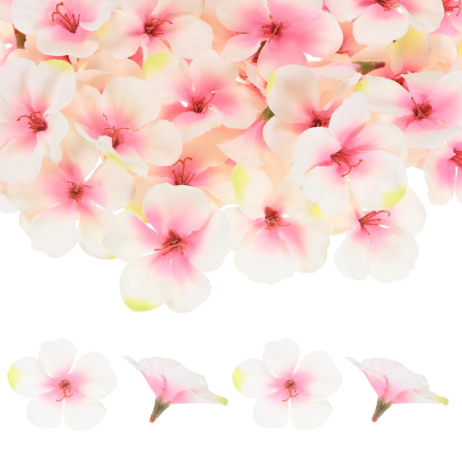 M METERXITY 100-Pack Artificial Orchid Flower Heads