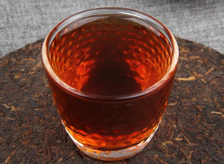 Tarta de té Pu-erh Yunnan Qizi Golden Bud Cuidado de la salud Té negro Pu'er chino 357g