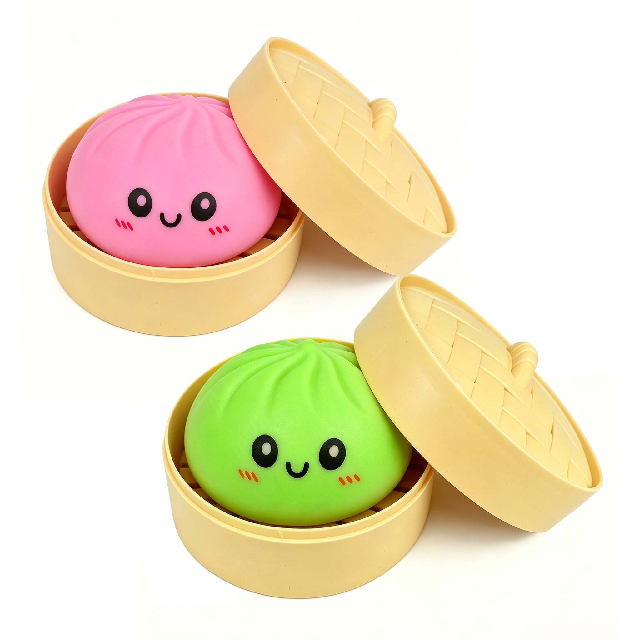 Colorful Dumpling Squishies New Mystery Glitter Squishies Dumpling with Box Stress Relief Balls Sensory Toys Desk Squeeze Toys Gift — view 17