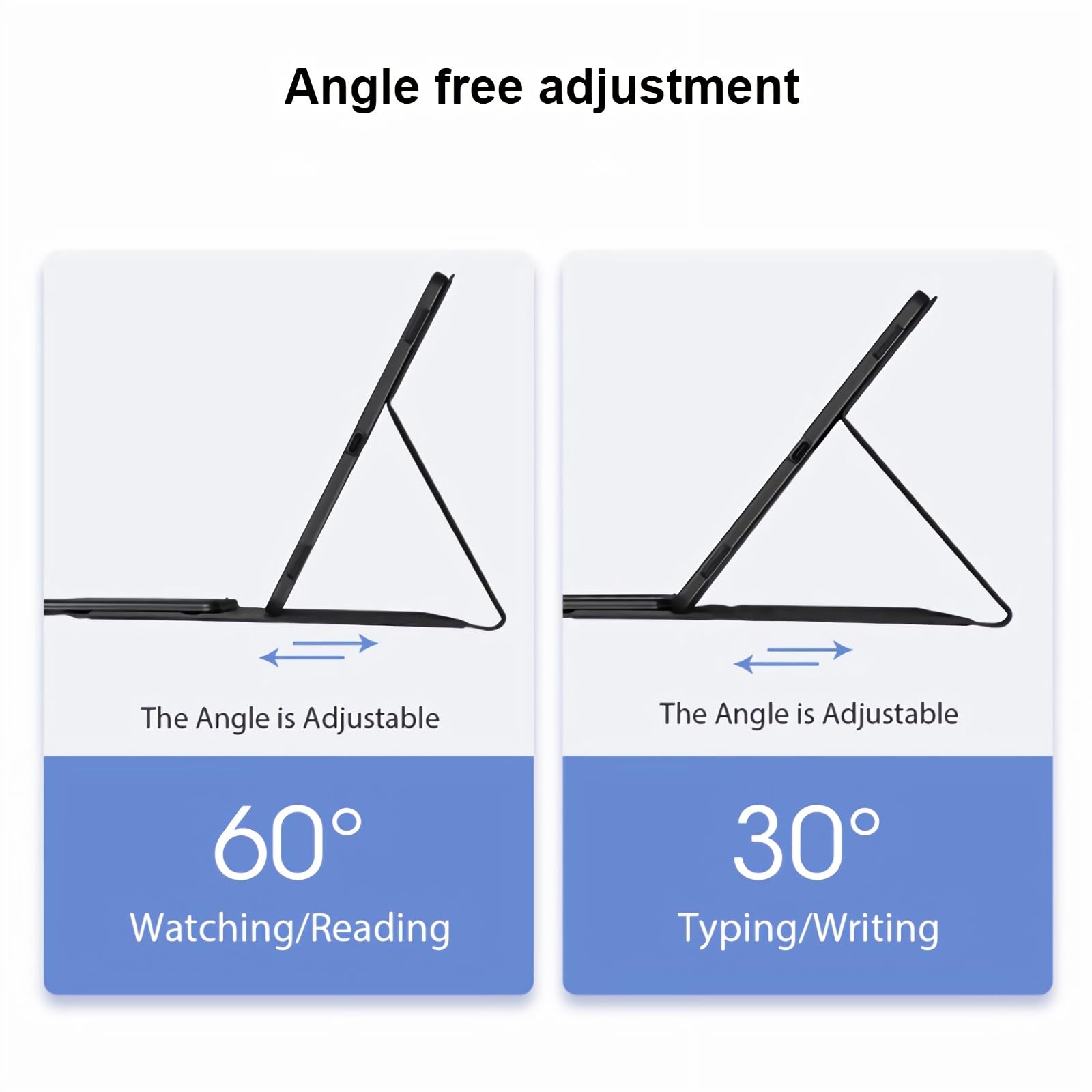 Etui z klawiaturą do Samsung Galaxy Tab A9 8,7 cala 2023 (SM-X110/SM-X115), Wbudowany Uchwyt Na Ołówek, Magnetyczna Odłączana Klawiatura Bezprzewodowa z Myszą Bluetooth