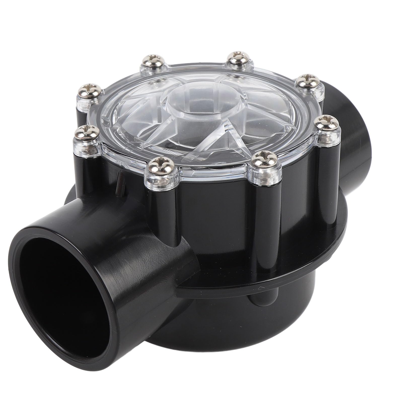 Tissting Clapet Anti Retour 2.34in/60mm 7305 pour Aquarium Piscine Spa - Clapet Anti Retour en PVC Démontable pour Débit Élevé