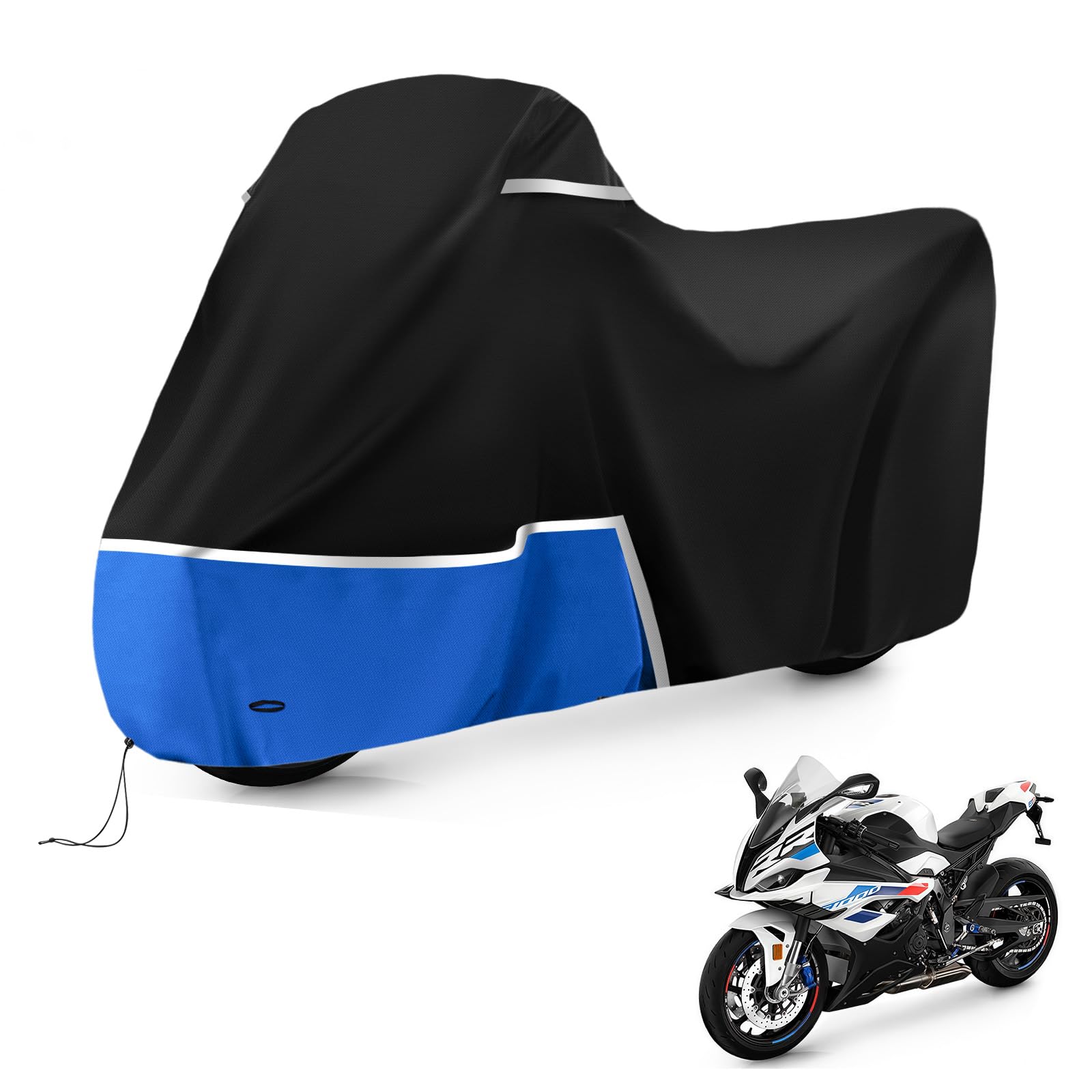 Motorradabdeckung Outdoor für BMW s1000r s1000rr f900r (ohne Kofferraum) | 420D Oxford-Stoff Wasserdicht Motorrad Abdeckplane Abdeckung Wetterfest Motorrad Abdeckung Plane