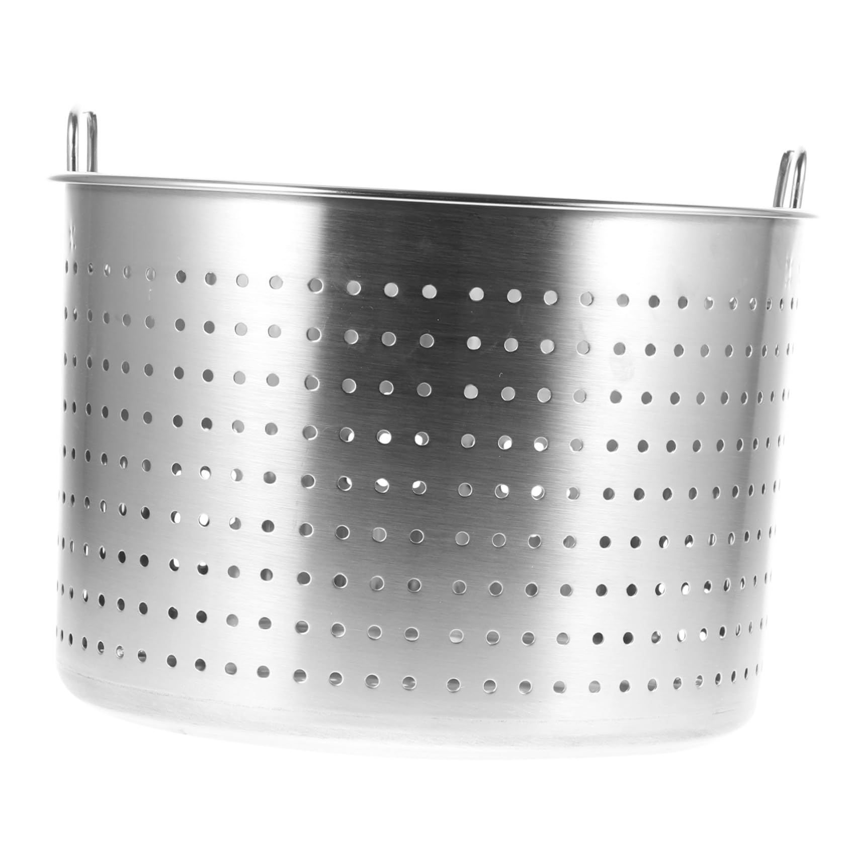 Edelstahl Filtersiebkorb mit Korrosionsschutz und Leicht zu Reinigen als Küchensieb für Fleisch und Meeresfrüchte Silber mit Elegantem Design