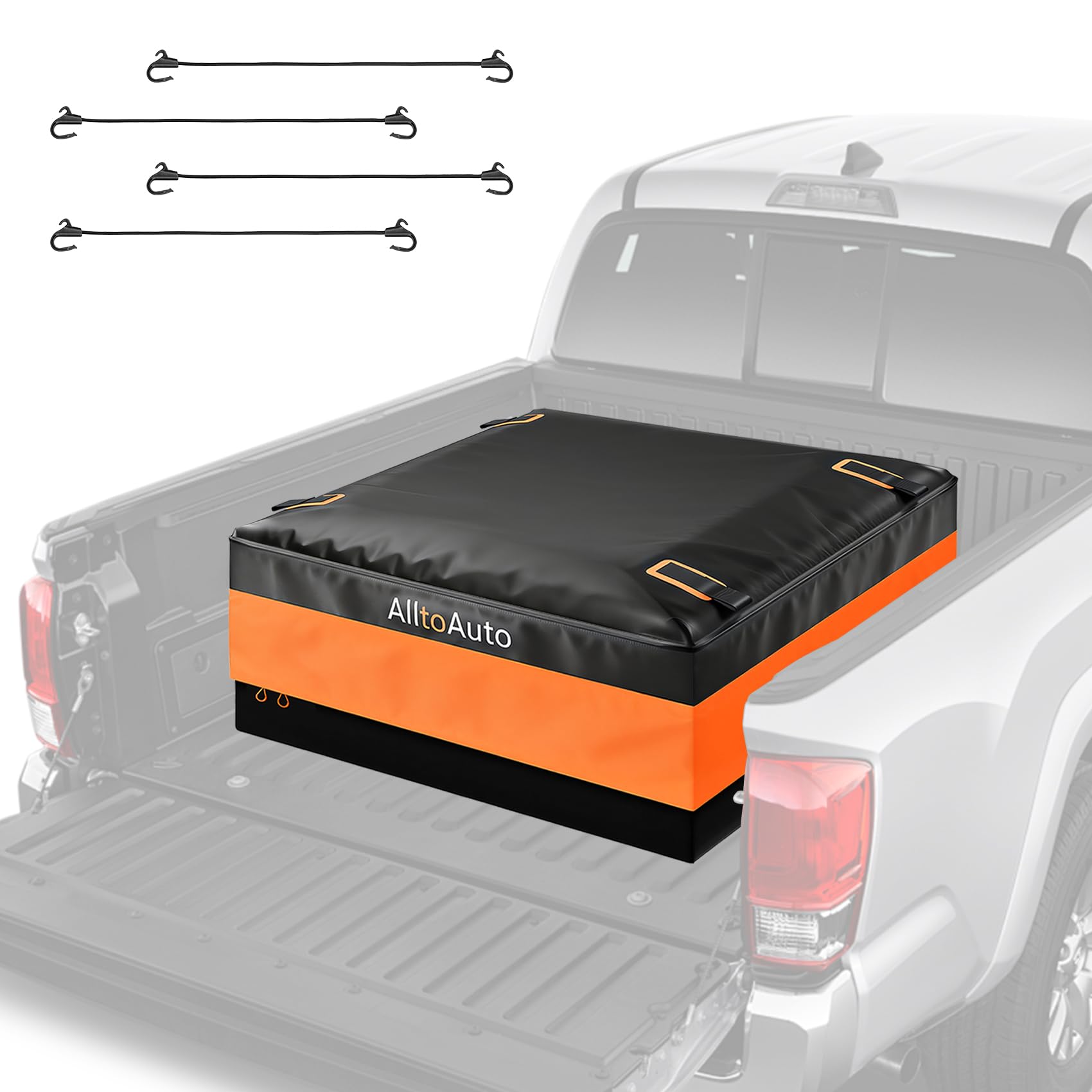 26 Cubic Feet Truck Bed Cargo Bag, Waterproof with Heavy Duty PVC