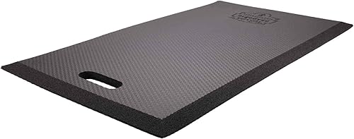 Ergodyne Proflex 386 - Rodillera ligera, cojín de espuma fina, grande, 16 x 28 x 0.5 pulgadas, color negro