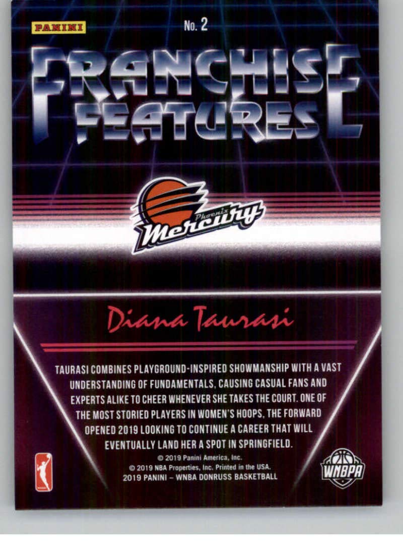 Amazon.com: 2019 Donruss WNBA Franchise Features #2 Diana Taurasi