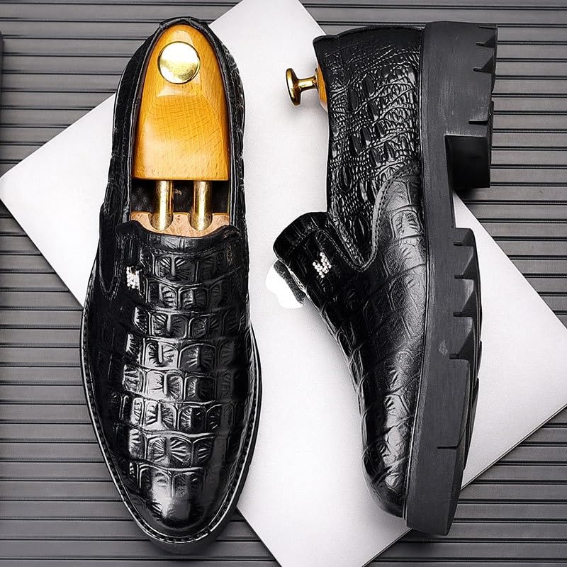 Elegant Cap Toe Men's Derby Shoes Lightweight EVA Midsole Business Conferences Formal Dinners Slip-Resistant Traction3